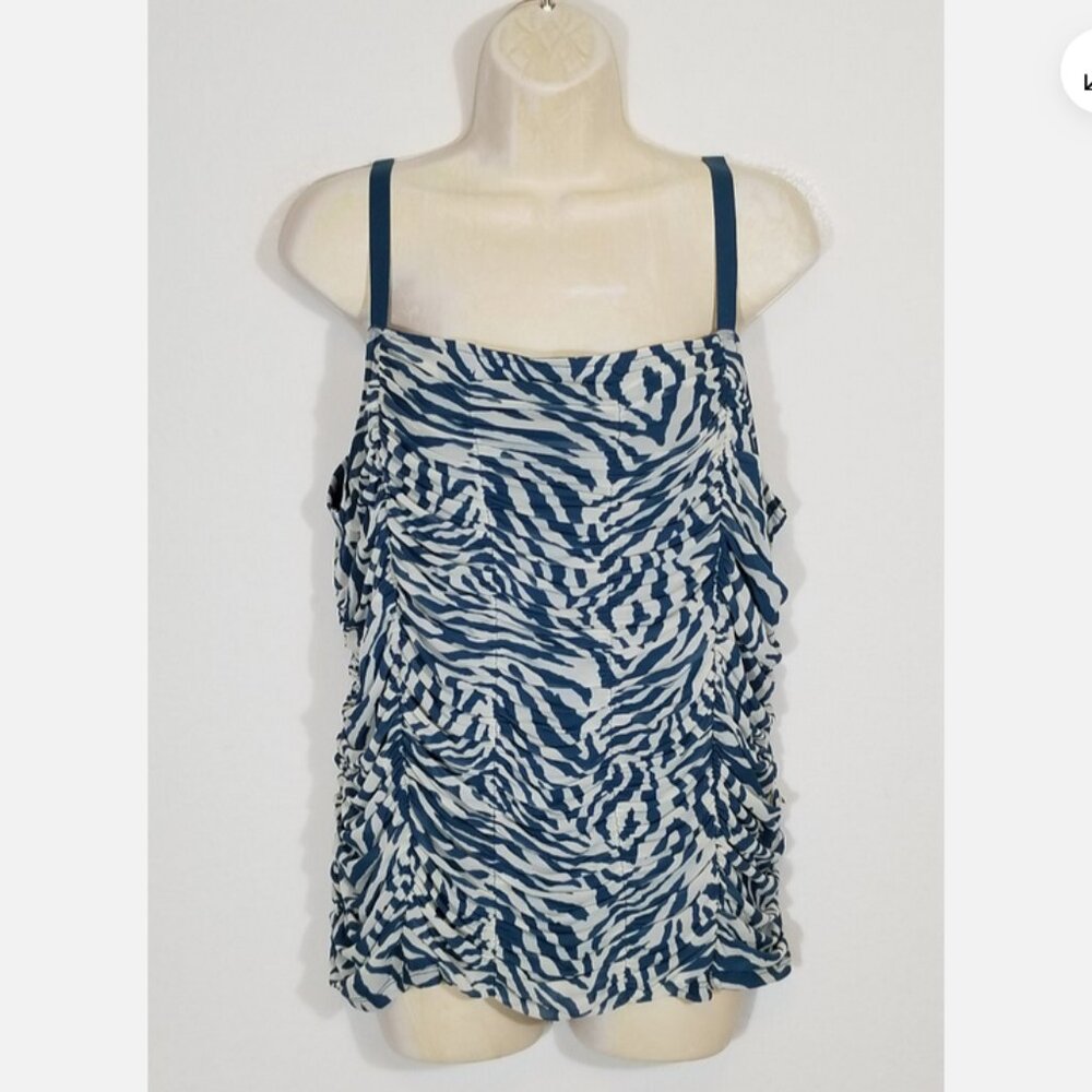 TORRID Size 2 Mesh Shirred Cami Top 6481E1M